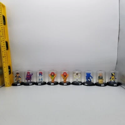 Marvel Comics X-Men DOMEZ Series 1 3" Dome Figures Complete Set w/ Chase Cyclops - Image 1 of 4