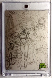 2015 Mars Attack's Occupation Concept Card 37 THE ATROCITIES - Picture 1 of 2