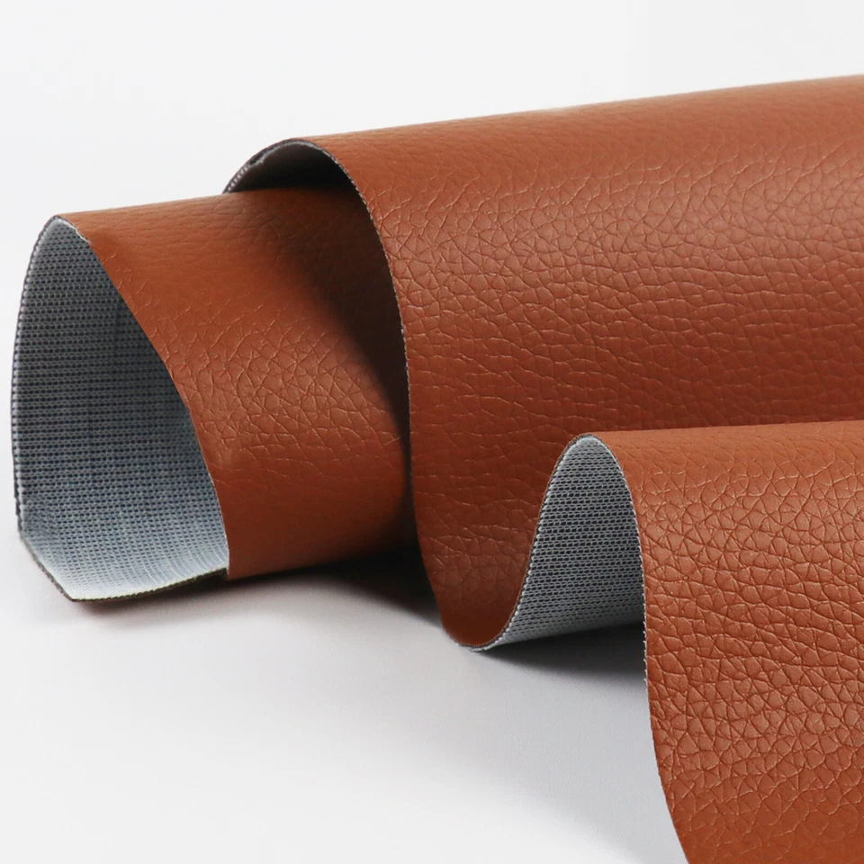 Hojas de tela de cuero de vinilo impermeables duraderas anti-UV para barco, coche hágalo usted mismo renovar Foto 1 de 4