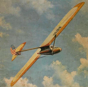 Model Airplane Plans: BOWLUS BABY ALBATROSS Scale 48" Sailplane, Glider (Plecan) - Picture 1 of 4