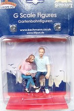 Scenecraft # 184 G 1:22.5 scale Seated Couple ( Young Man and Woman ) Figures