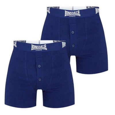 2 Pairs Lonsdale London Boxer Short Boxers Pants Trunks XS S M L XL XXL 3XL 4XL - Image 1 of 4