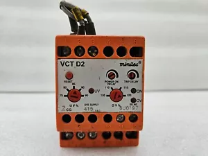Minilec VCT D2 UNDER/OVER VOLTAGE RELAY{THREE PHASE THREE WIRE} - Picture 1 of 8