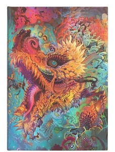PAPERBLANKS Humming Dragon Notizbuch Tagebuch Poesiealbum MIDI 13x18cm - Picture 1 of 4