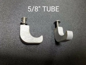 Headrest Clamp 5/8" Billet Aluminum Tube Clamp Fits Stanley, Bullrider 2 Pcs - Picture 1 of 1