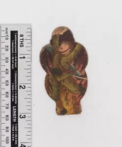 Vintage Menko Playing Card Japanese Military 1930' China - Japan War Pop Art ;18 - Picture 1 of 2