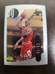 1998 Oberdeck Michael Jordan MJ Mini Aufkleber Sammlung Karte #40 - Bild 1 von 2