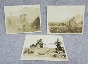 1930's Three NorthWest USA INDUSTRIAL MINING PHOTOS from CC Co Inventory Book - Picture 1 of 4