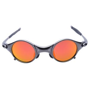 Polarized Iridium Round Sunglasses Madman Alloy Running Glasses Cycling Sport