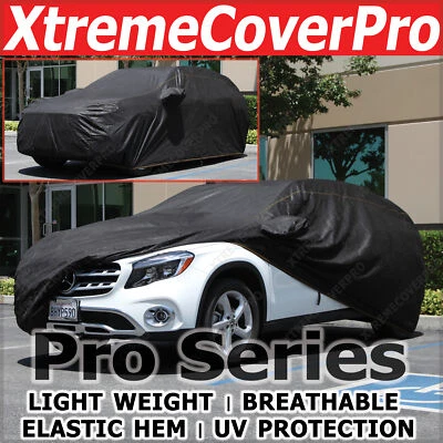 Mercedes-Benz GLA250 GLA45 2015 cubierta de auto transpirable con bolsillos de espejo - negra Foto 1 de 4