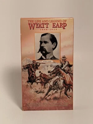 The Life and Legend of Wyatt Earp 1848-1929 (VHS, 1996) Western History  - Image 1 of 4