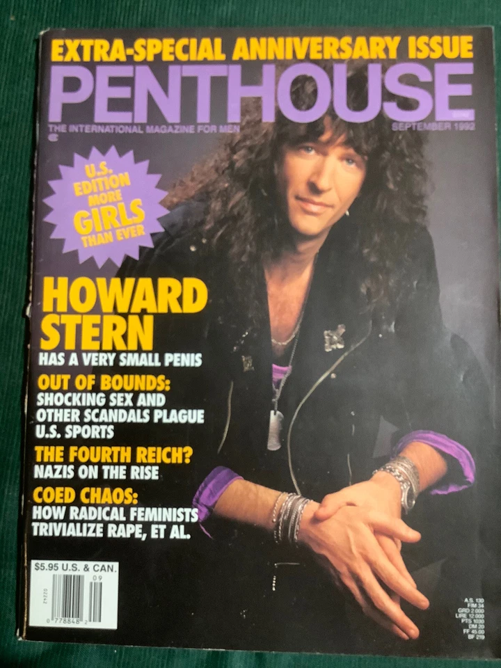 Penthouse Vintage Magazine September 1992 Pet Seana Ryan Ty Howard Stern - Bild 1 von 4