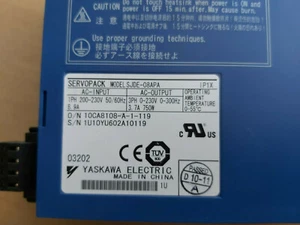 SJDE-08APA OK TESTED SPS OMRON YASKAWA GEBRAUCHT - Bild 1 von 2