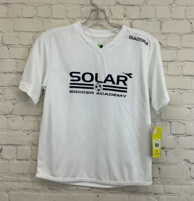 Camiseta Diadora Juvenil Unisex Uffizi 993551 Solar Fútbol Talla Mediana Blanca Nueva con Etiquetas Foto 1 de 4