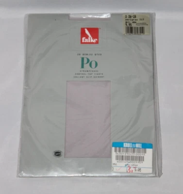 Medias Falke Gris Perla Control Top Po Medias 20 Den NUEVO EN PAQUETE 36-38 S/M Foto 1 de 4