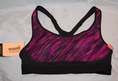 Новые женские фиолетовый черный чемпион C9 питания Core Max Athletic спортивный бюстгальтер размер S - Изображение 1 из 3