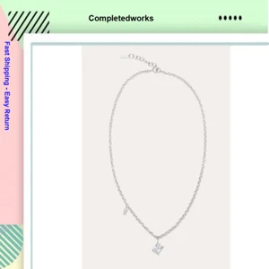 $370.00  Completedworks Encrypted Dreams Zirconia and Gold Vermeil Necklace - Picture 1 of 2