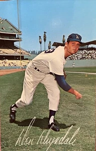 1964 DON DRYSDALE POSTCARD Dodgers reproduction Signature. - Picture 1 of 2