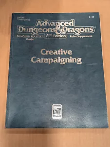 Regolamento campagna creativa supplemento Dungeonmaster TSR Dungeons & Dragons bello! - Foto 1 di 2