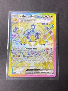 Galvantula EX 168/142 Stellar Crown Special Illustration Rare Pokemon Stain Glas - Picture 1 of 13