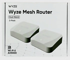 Wyze Ax3000 Dual-Band Wi-Fi 6 Mesh Router System Wf6dbmrs Covers 3000 Sq. Ft New