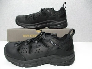 KEEN Utility Atlanta Cool II Black Composite Safety Toe Shoes Mens Sz 9 EE Wide - Picture 1 of 8