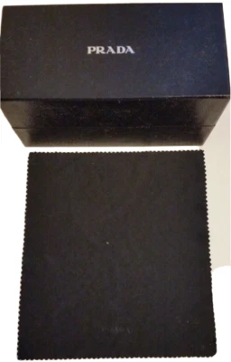PRADA SCATOLA PORTA CUSTODIA PER OCCHIALI E PANNO PER OCCHIALI - Immagine 1 di 4