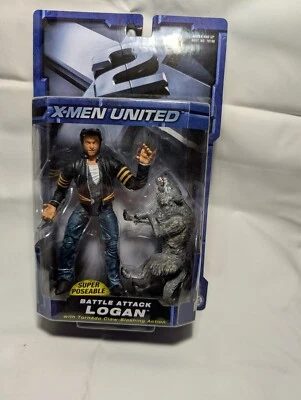 X Men United Super Posable Logan con Garra de Tornado Acción de Corte Foto 1 de 4