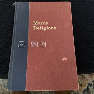 Man's Religions, Third Edition - John B. Noss - hardcover - Good - Picture 1 of 4