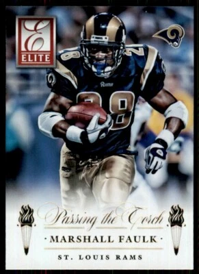 2015 Donruss Elite Passing the Torch Marshall Faulk/Todd Gurley St. Louis Rams - Image 1 of 2