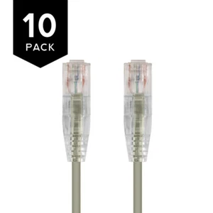 Cavo di avvio di rete Cat6 UTP Slim Ethernet (confezione da 10) - Foto 1 di 3