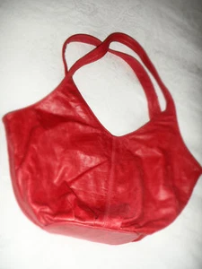 Red Leather Bag  - Handcrafted in Argentina  - Picture 1 of 6