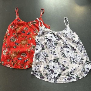 Torrid Flowy Romantic Floral Cami Tank Top Size 00 Large A-Line Feminine Lot - Picture 1 of 8