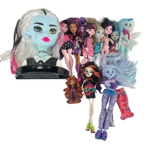 6 Pfund gemischtes Set Monster High Modepuppe & Styling Kopf spielen Spielzeug gebraucht - Bild 1 von 4