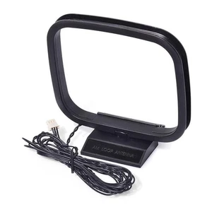 Mini Universal FMAM Loop Antenna For sonys Sharp Chaine Receiver Stereo AV ❁ - Picture 1 of 9