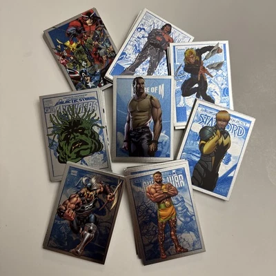 Juego de 90 cartas 2014 Rittenhouse Archives Marvel Universe lámina de zafiro paralelo Foto 1 de 4