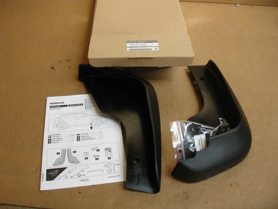 Juego guardabarros delantero KE7881K08501 para Nissan Juke 2010-2019 Foto 1 de 1