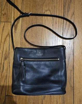 Cartera Bandolera Kate Spade New York Negra Chester Street Dessi Cuero Guijarro Foto 1 de 4