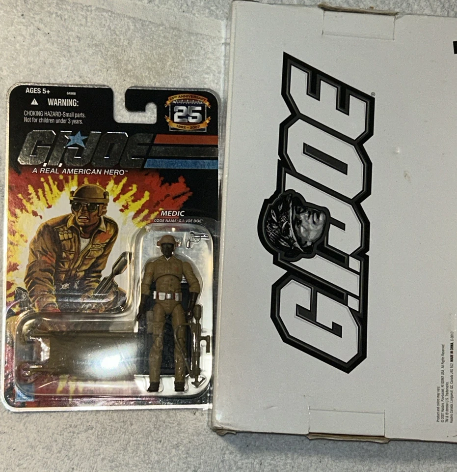 Doc GIJoe Doc (Médico) 25º Aniversário 2008 correio exclusivo Operação #1252 - Imagem 1 de 1