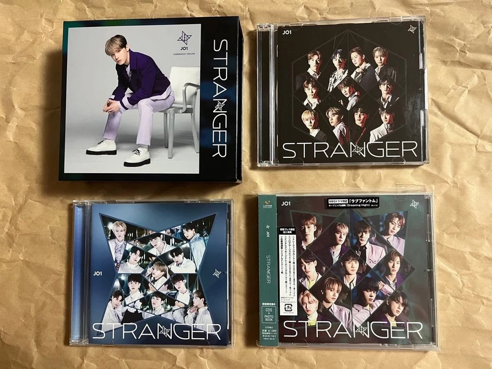 JO1 STRANGER Box Set Takumi Kawanishi 3-Edition CD & DVD Bundle Unplayed - Image 1 of 1