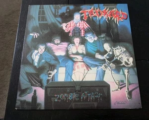 TANKARD: zombie attack COMBAT/Noise Int'l Label 12" LP Ex/Mint Thrash 1986 - Picture 1 of 8