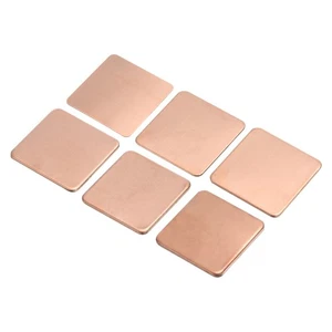 Heatsink Copper Pad 20mmx20mm 0.3mm/0.5mm/0.8mm/1mm/1.2mm/1.5mm with Tape 3Pcs - Zdjęcie 1 z 5
