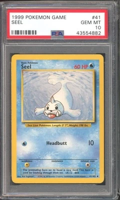 SEEL #41 PSA 10 1999 POKEMON Base Set Unlimited WOTC  - Image 1 of 2