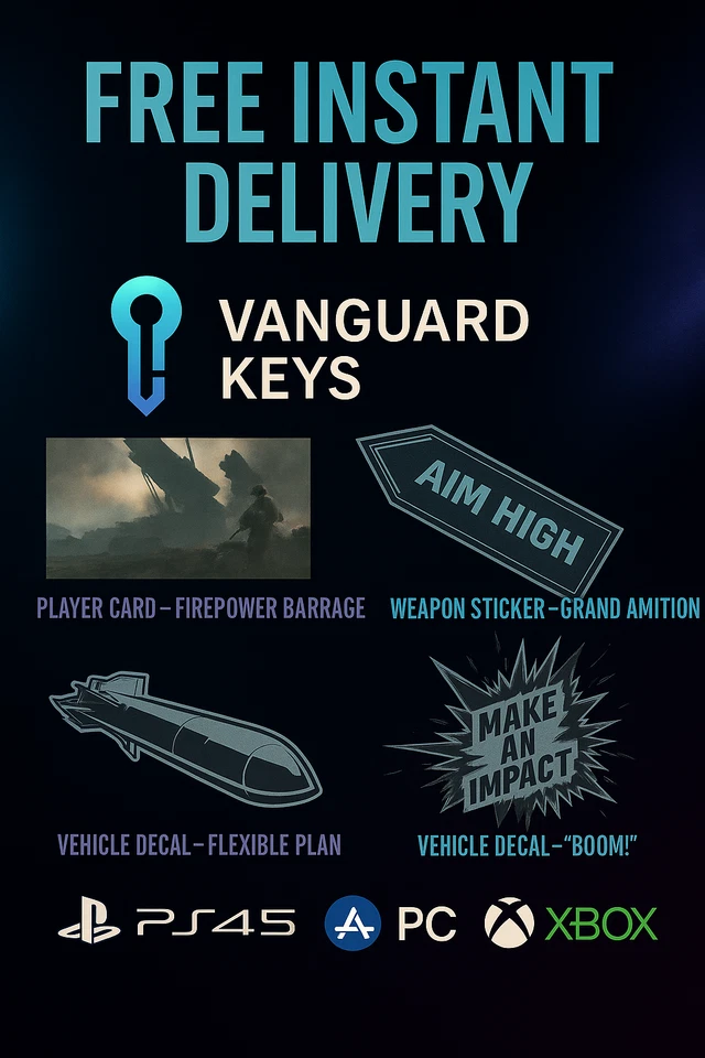 Battlefield 6 FULL SET 4 RARE REWARDS | BF6 CODES | PS-XBOX-PC GLOBAL KEY - Image 1 of 1