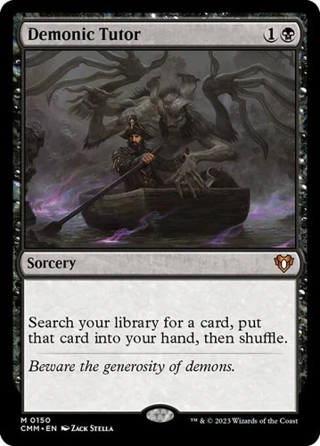 Demonic Tutor CM NM MTG - Image 1 of 1