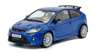 MODELLINO AUTO STATICO SOLIDO FORD FOCUS MKII RS 2010 BLU MODELLISMO SCALA 1:43 - Immagine 1 di 4