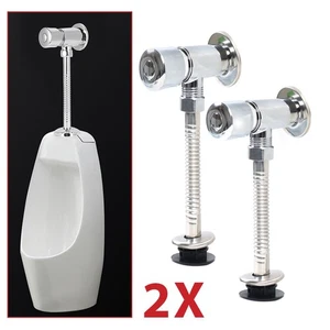 2x DN15 Urinalspüler Pissoir Toilettenspüler Spülventil Klospülung Männer WC - Picture 1 of 9