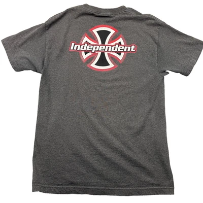 Camiseta De Colección Independent Trucks Co. Hombres Grande Gris Monopatín Doble Cara Patín Foto 1 de 4