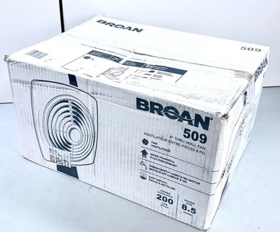 Broan 200 CFM 8.5 Sone Ceiling or Wall Mounted Utility Fan 509 - Image 1 of 4