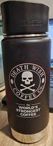 Death Wish Coffee Klean Kanteen 16oz Stainless Steel Tumbler - Picture 1 of 6